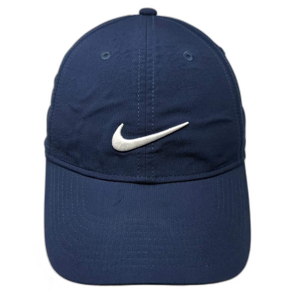 Nike Baseball Cap Blue One Size Adjustable Strapback Dri-FIT Legacy91 Swoosh Hat
